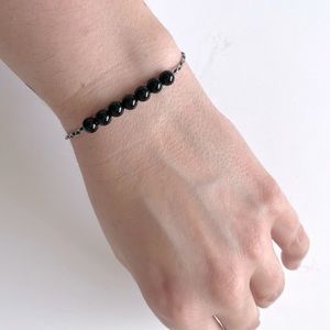 Alex and Ani Precious Threads Black Onyx Bracelet